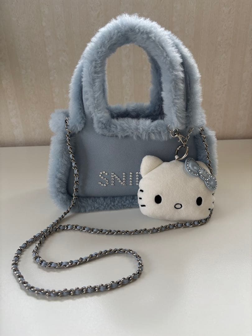 snidel ハローキティー　バッグ　ブルー