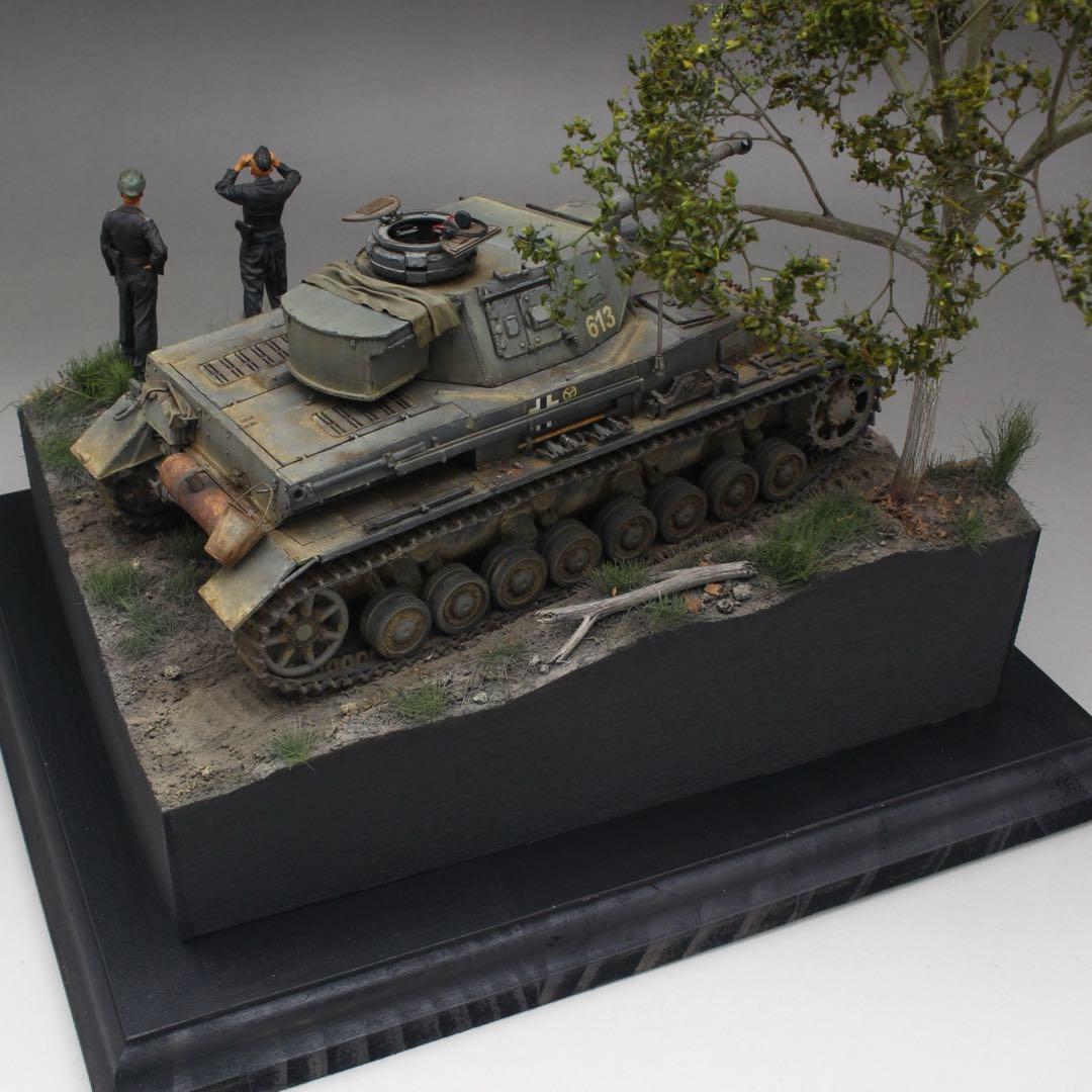 1/35 Ⅳ号戦車　G型　ドラゴン　ジオラマ　プラモデル　模型