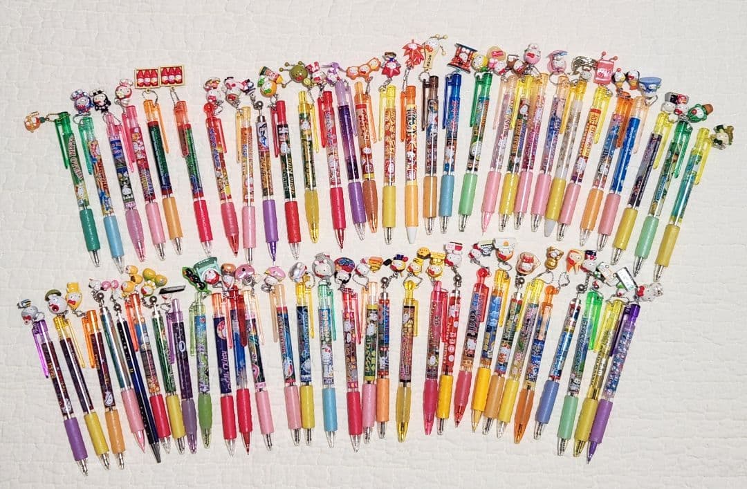 【ご当地キティちゃん】ボールペン·シャープペン/まとめ売り60本