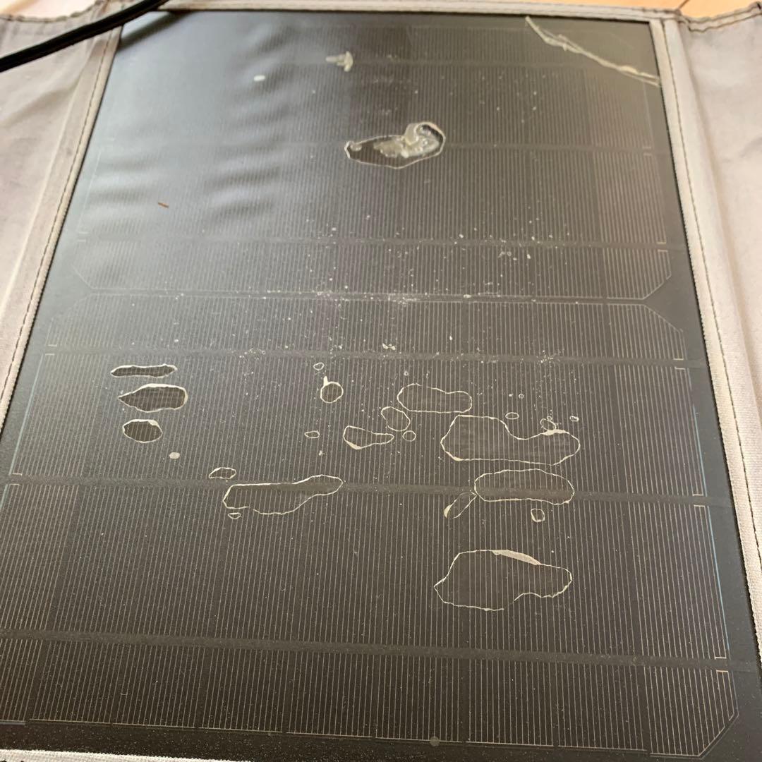 パネル一部破損Smart Tap ポータブル電源 ソーラーパネル対応