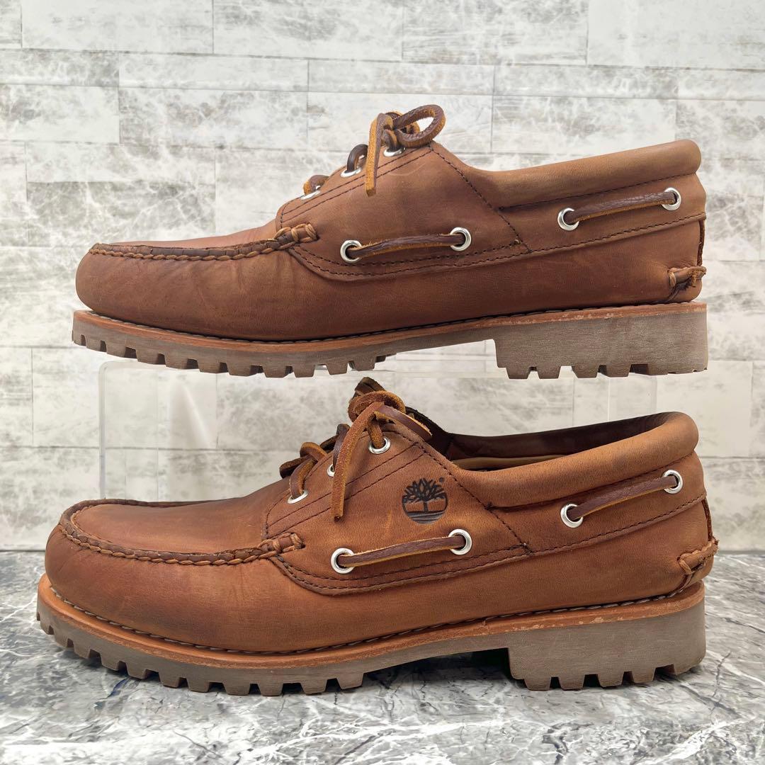 【美品】 ティンバーランド スリーアイ クラシック 27.5cm デッキシューズ