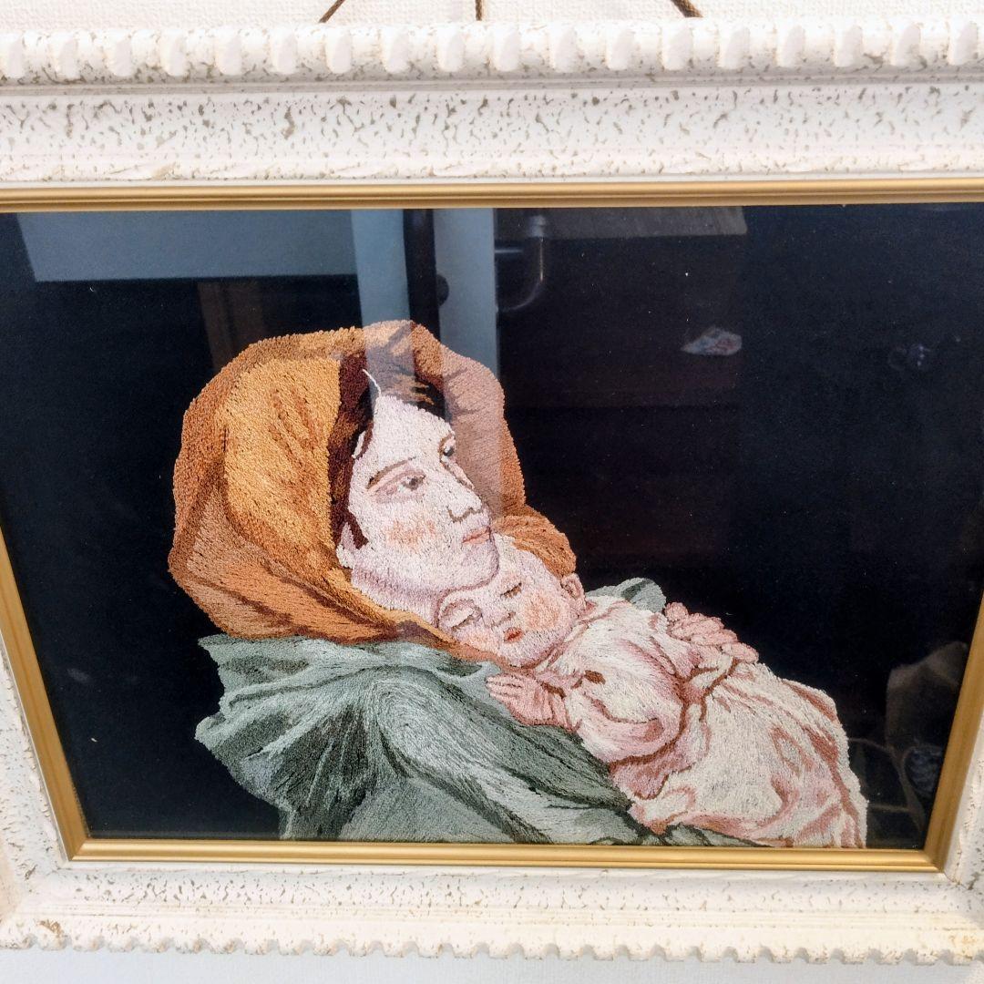 高級　　刺繍絵　　タペストリー