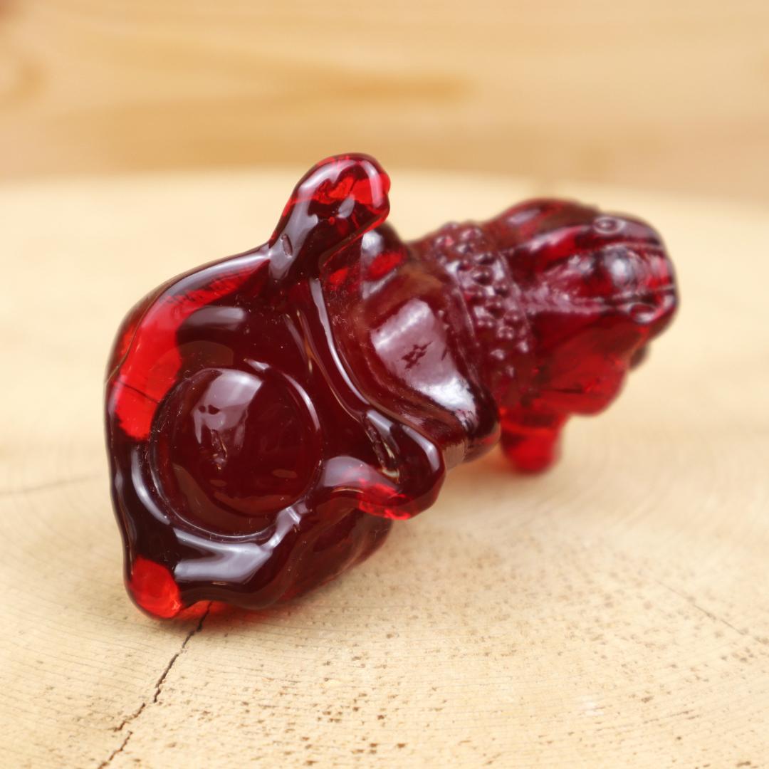 ウエストモアランド ガラス ブルドッグ Westmoreland アンティーク