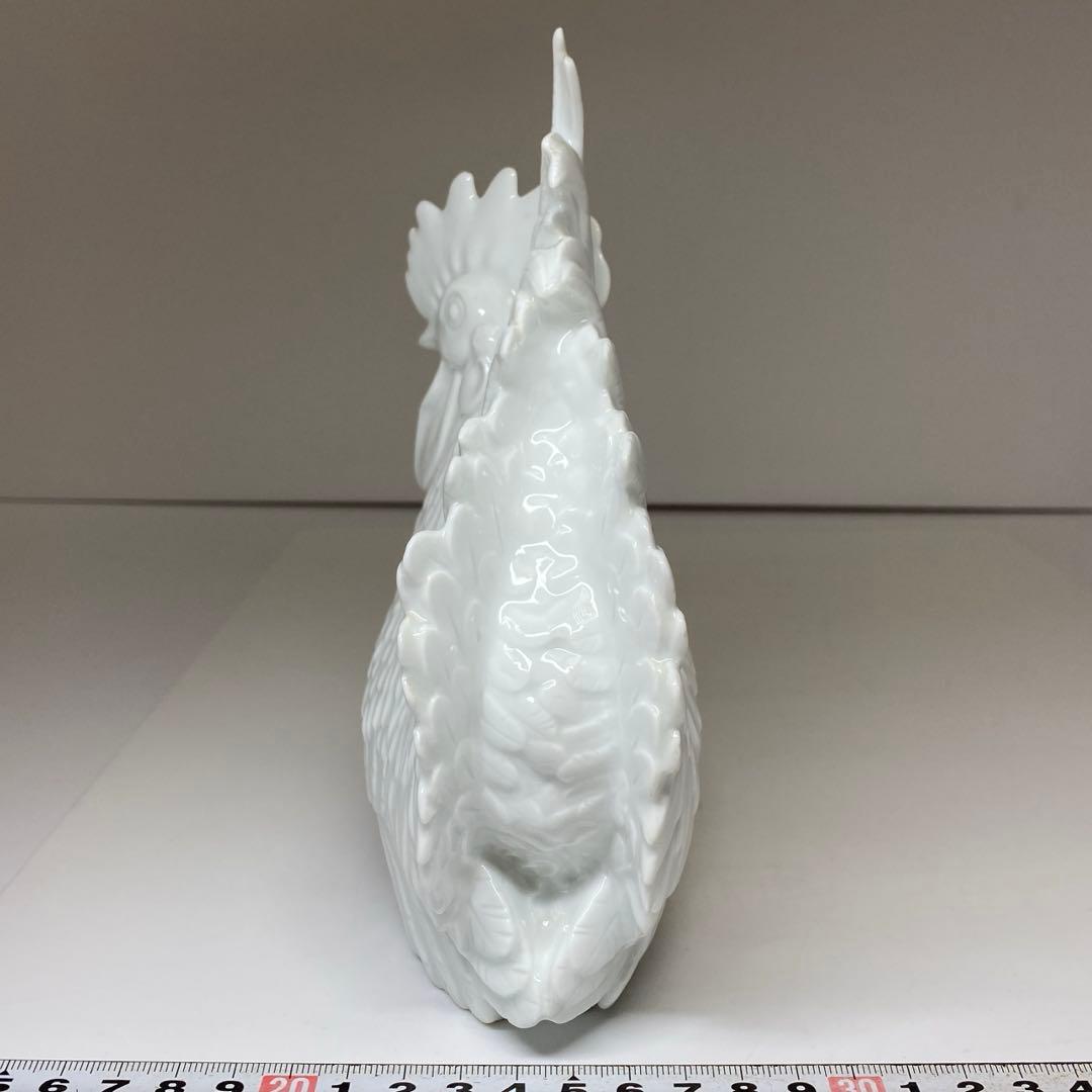 十二代 酒井田柿右衛門 鶏置物 H20cm 東キ7-1206☆1F トヒニト