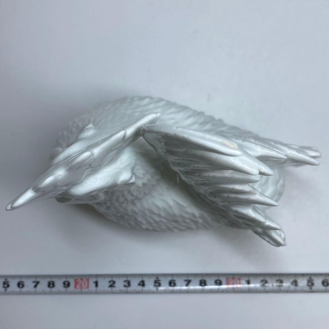 十二代 酒井田柿右衛門 鶏置物 H20cm 東キ7-1206☆1F トヒニト