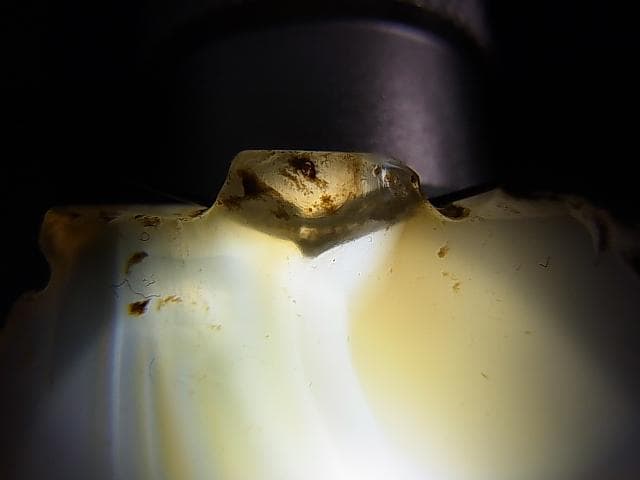 ★A1601★古代石 (203)　平玉 アゲートビーズ　瑪瑙　護符石　とんぼ玉