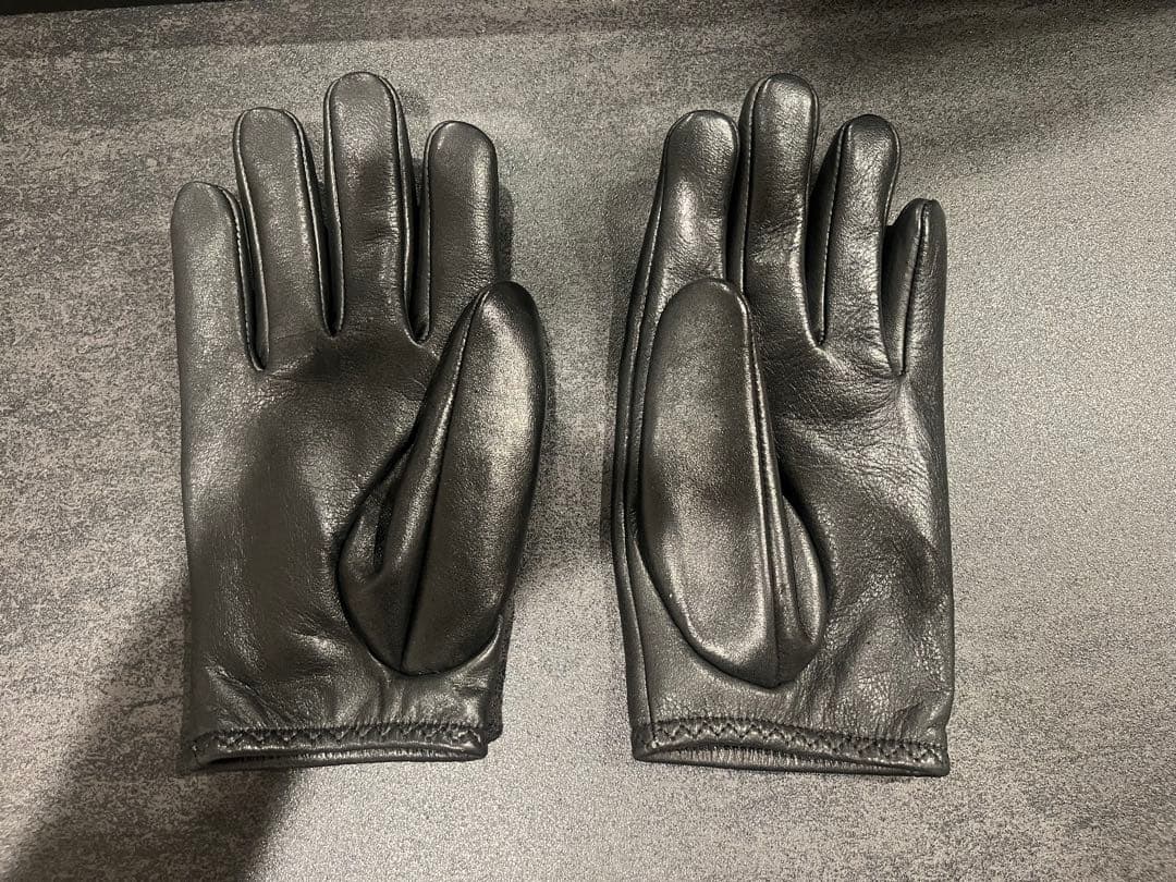 【未使用品】MOTO ホースレザーショートグローブ ウォッシャブルホースレザー