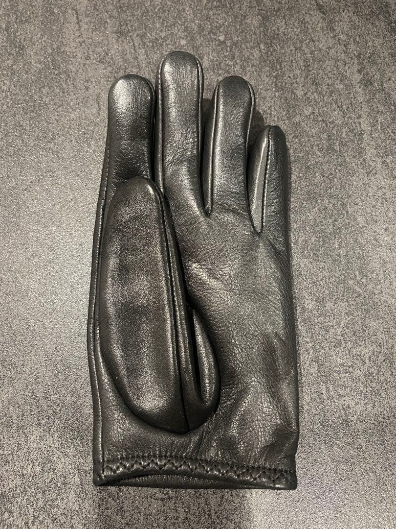 【未使用品】MOTO ホースレザーショートグローブ ウォッシャブルホースレザー