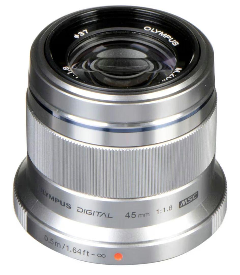 MS　OLYMPUS 単焦点 45mm F1.8　プロテクター付き