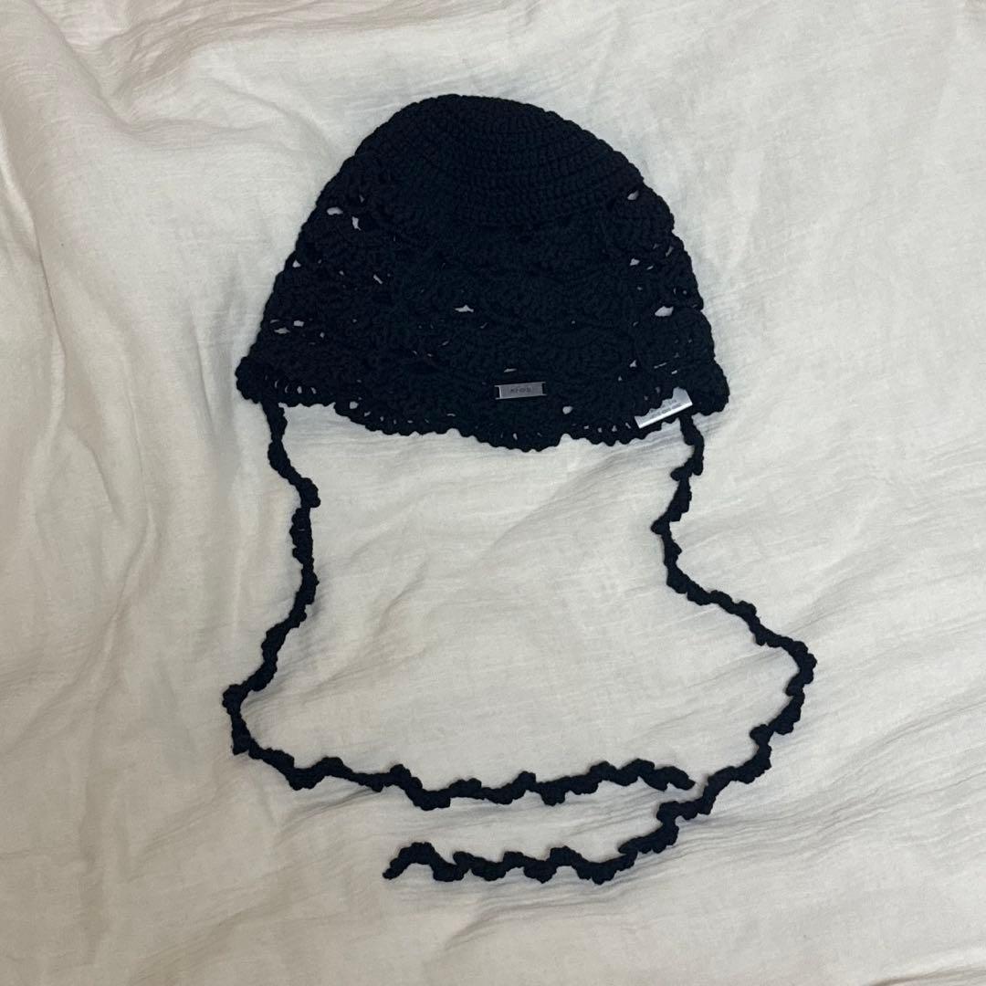 Perverze Scalloped Crochet Headdressニット帽