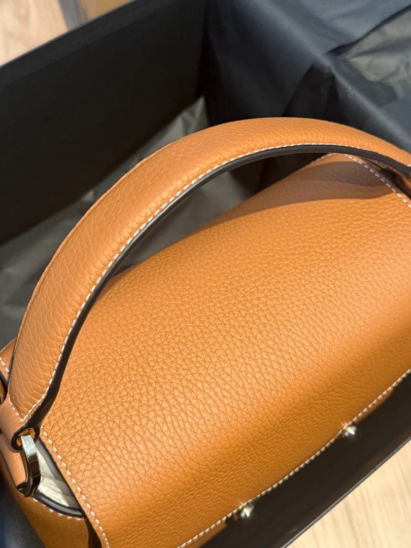 美品 STRATHBERRYストラスベリー モザイクバッグ　ブラウン