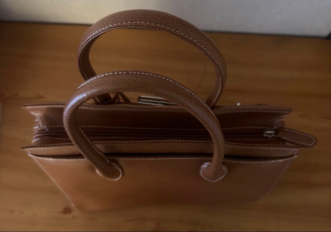 濱野 ハマノ HAMANO 本皮 ハンドバッグ