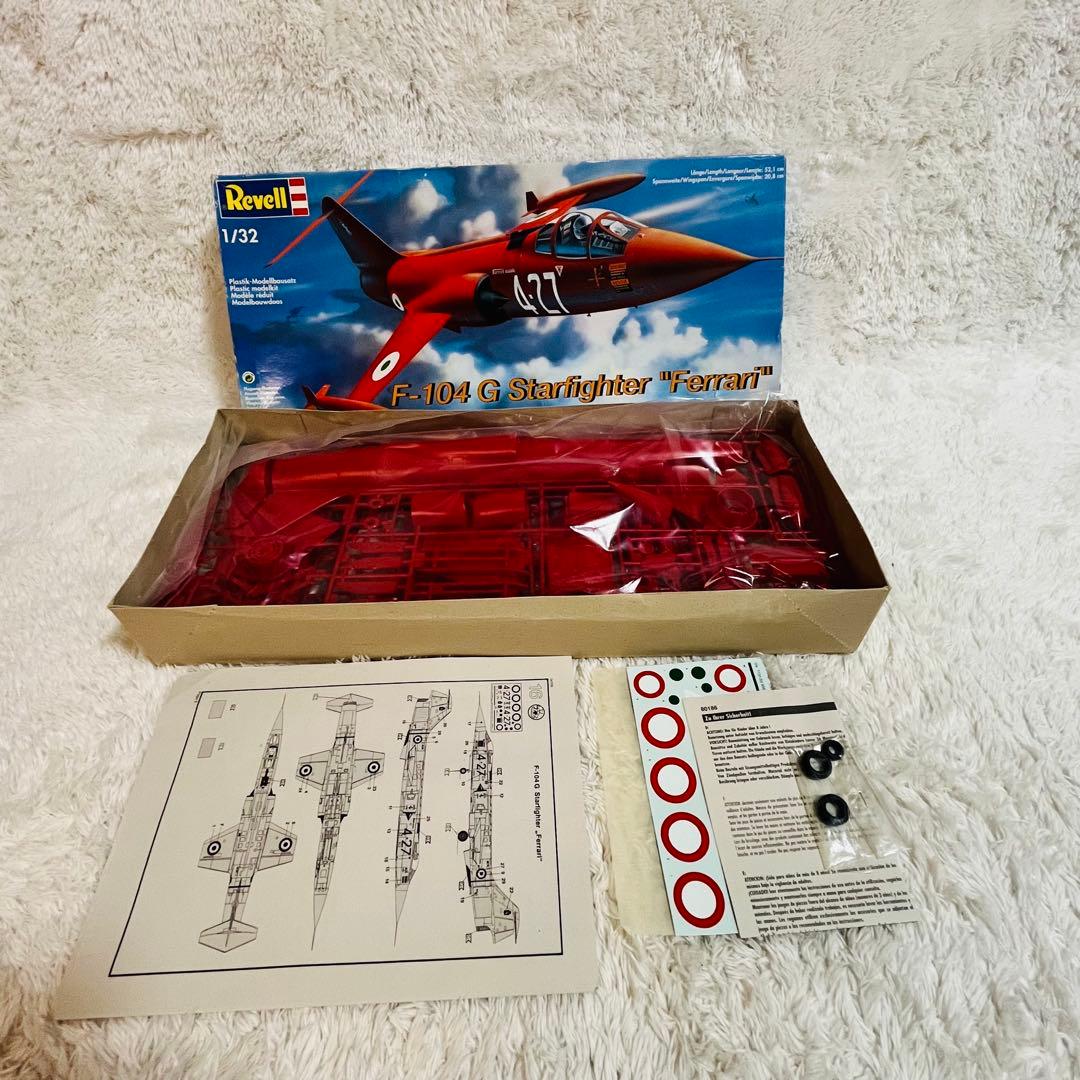 レベル 1/32 F-104G スターファイター フェラーリ 希少 新品未組立