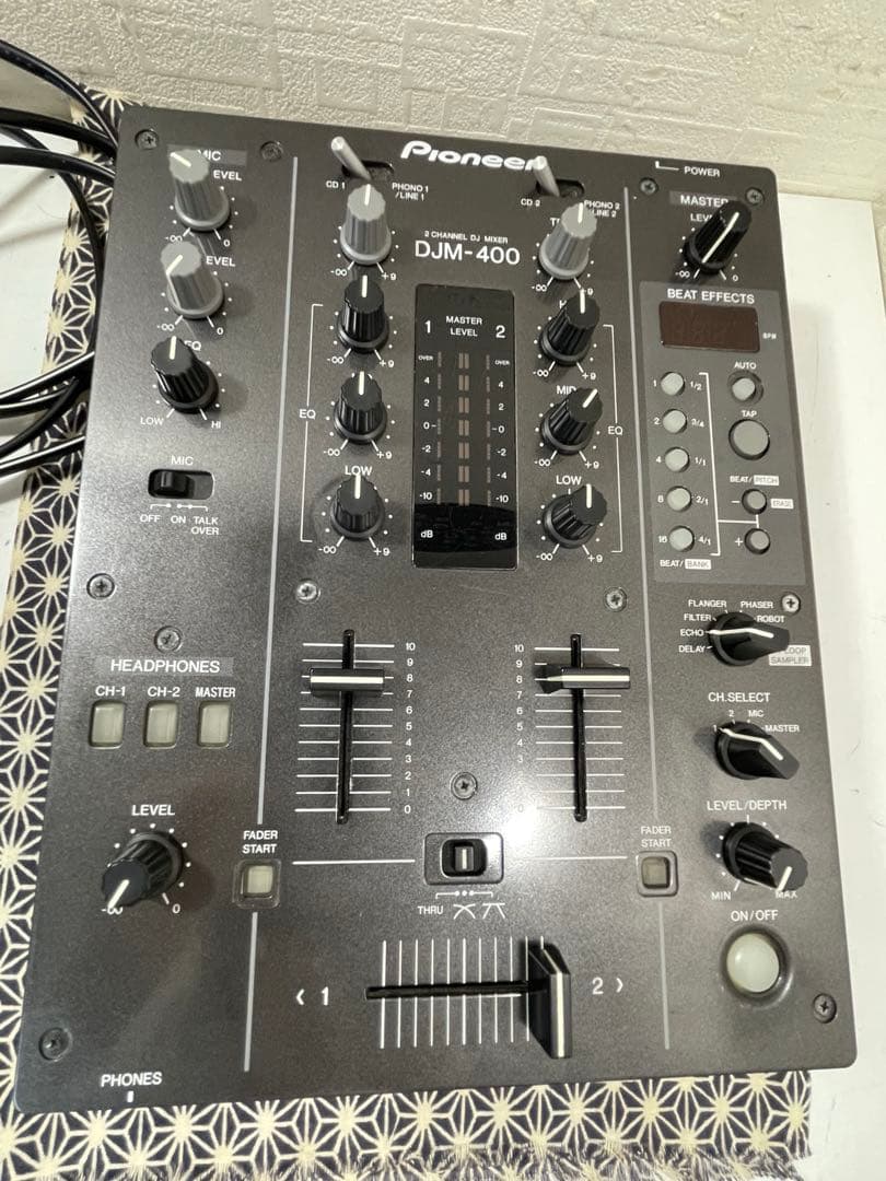 pioneer dj パイオニア　DJM-400 縦横フェーダー内部メンテナンス