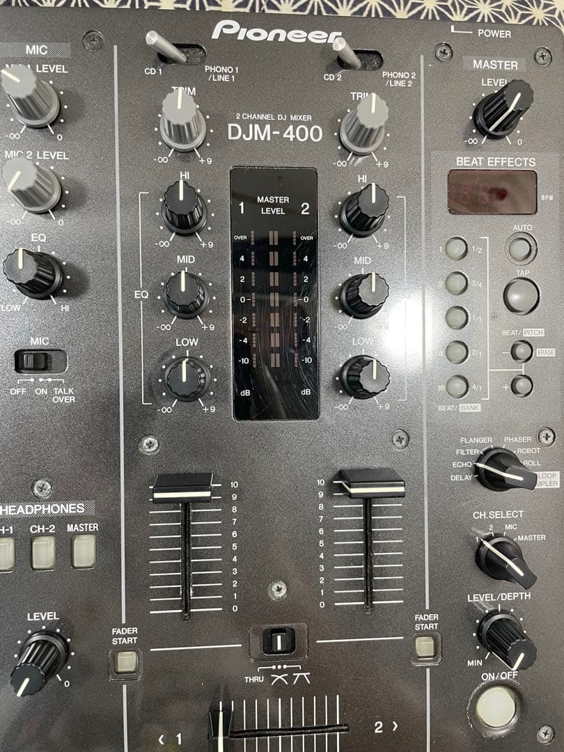 pioneer dj パイオニア　DJM-400 縦横フェーダー内部メンテナンス