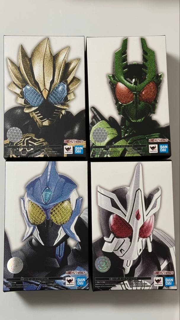 【セット】仮面ライダーオーズ　S.H.Figuarts 真骨彫製法　コンボセット