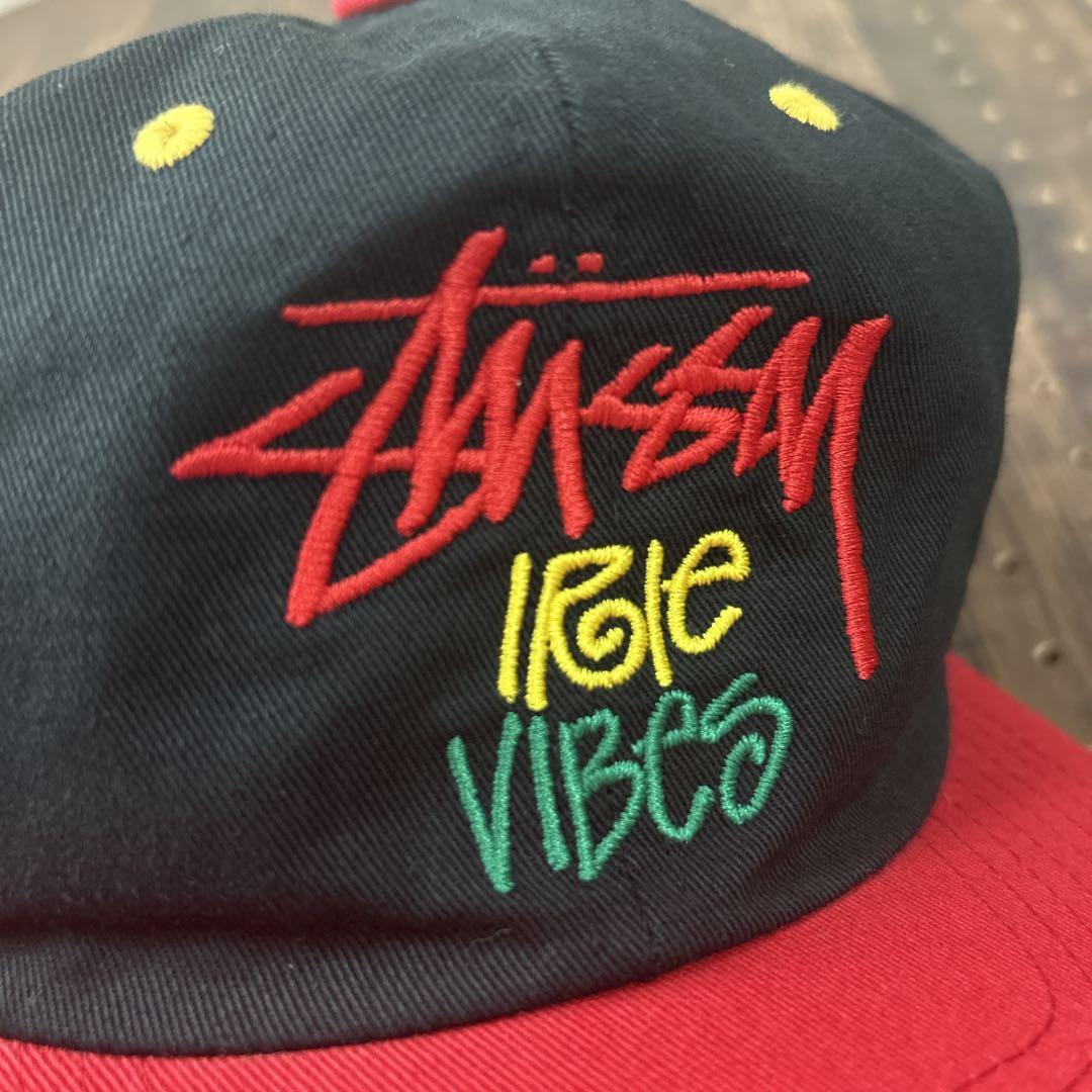 極美品　Stussy IRIE VIBES ラスタカラー キャップ 復刻