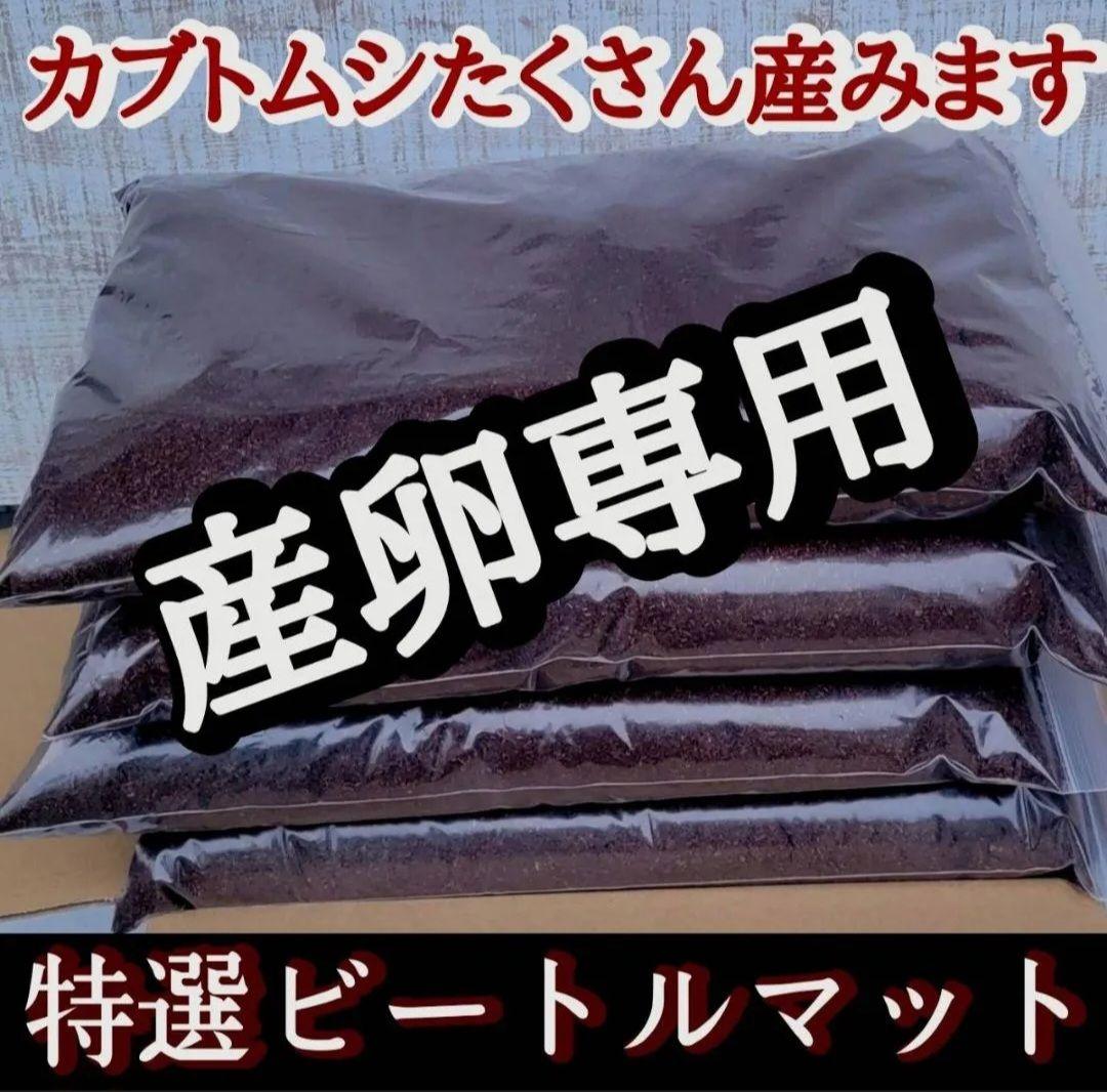 カブトムシの産卵専用　特選ビートルマット【60L】添加剤少なめで産卵意欲が高まる