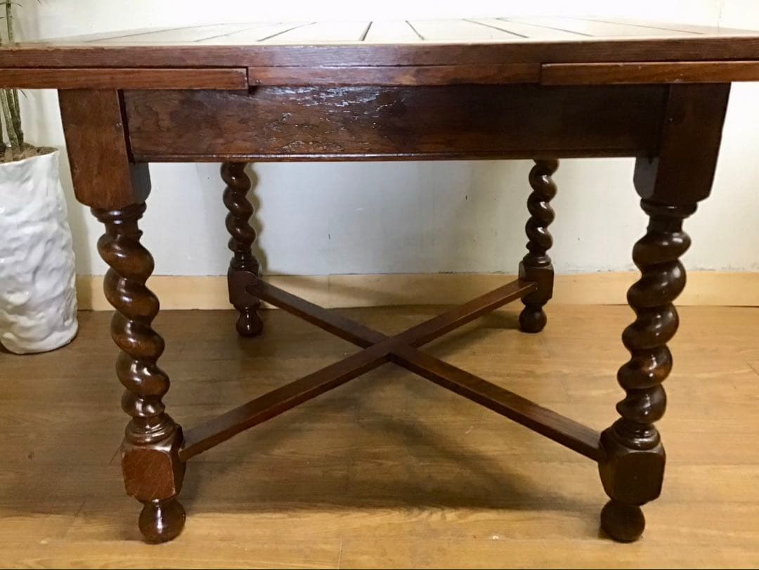 管434☆イギリス製☆ロイズアンティークス☆ドローリーフテーブル