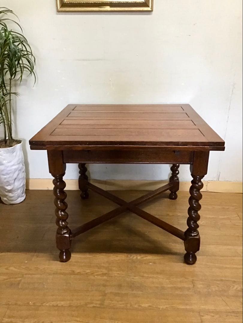 管434☆イギリス製☆ロイズアンティークス☆ドローリーフテーブル