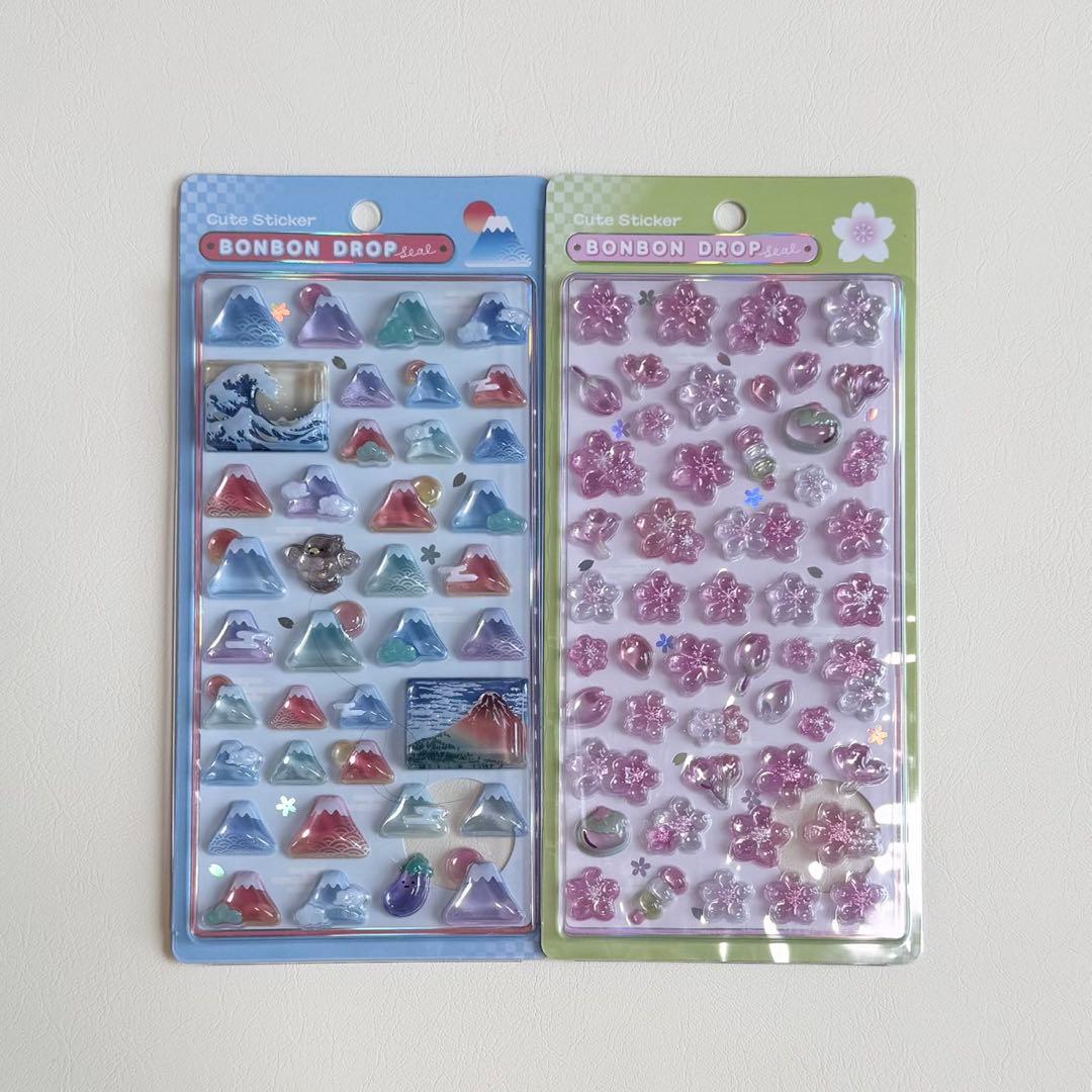 正規品 ボンボンドロップシール 和柄 9種類セット クーリア