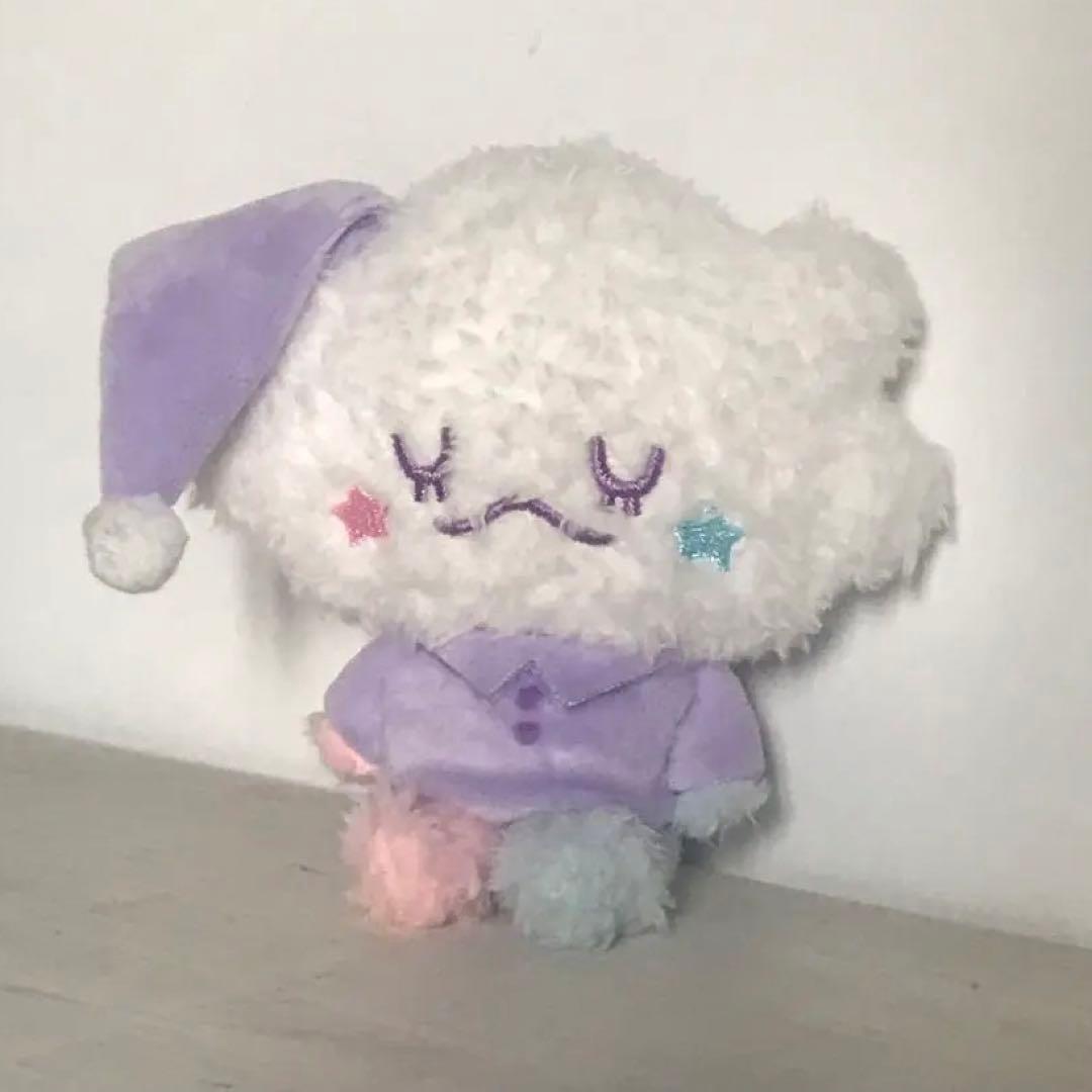 truz som ソム おやすみ　ぬいぐるみキーホルダー　 顔アクキー　baby