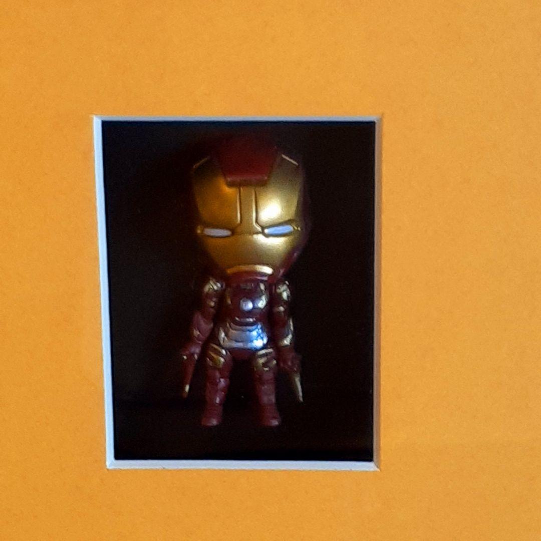 希少　アートパネル　MARVELCOMICS　マーベルヒーローズ　フィギュア付