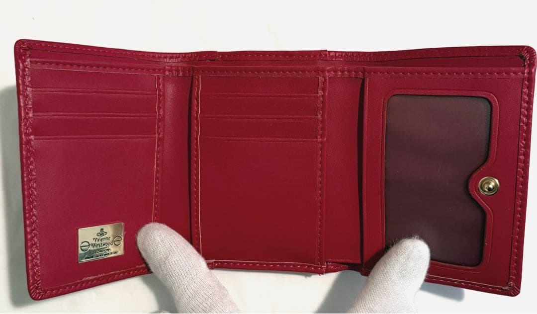 【新品未使用】Vivienne Westwood 三つ折り財布 レッド 大人気