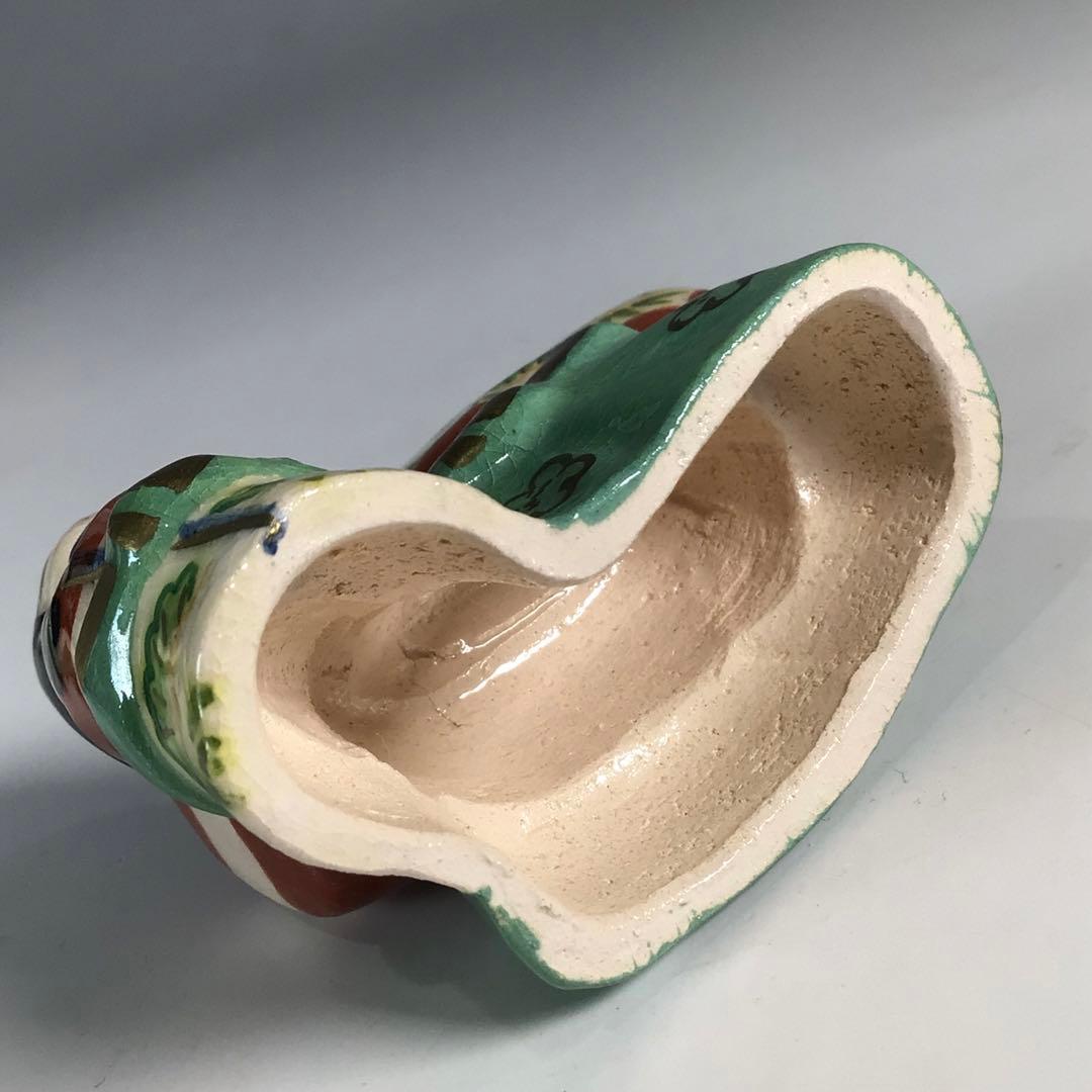 Ｎ３７２　香合　『桂窯　伊東桂楽造』『金彩色絵』『立雛香合』　共箱　茶道具