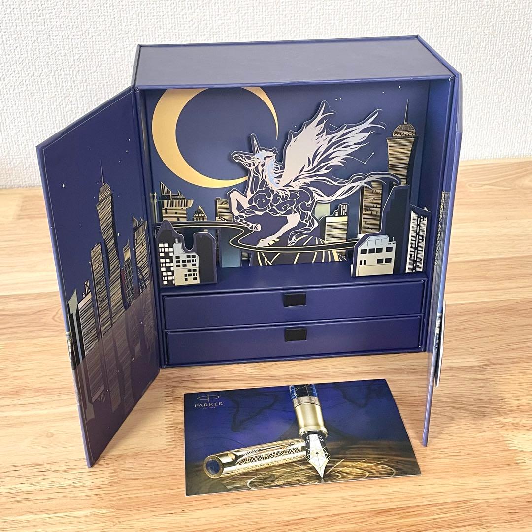 パーカー 万年筆 限定ボックス ギフトParker Night Unicorn