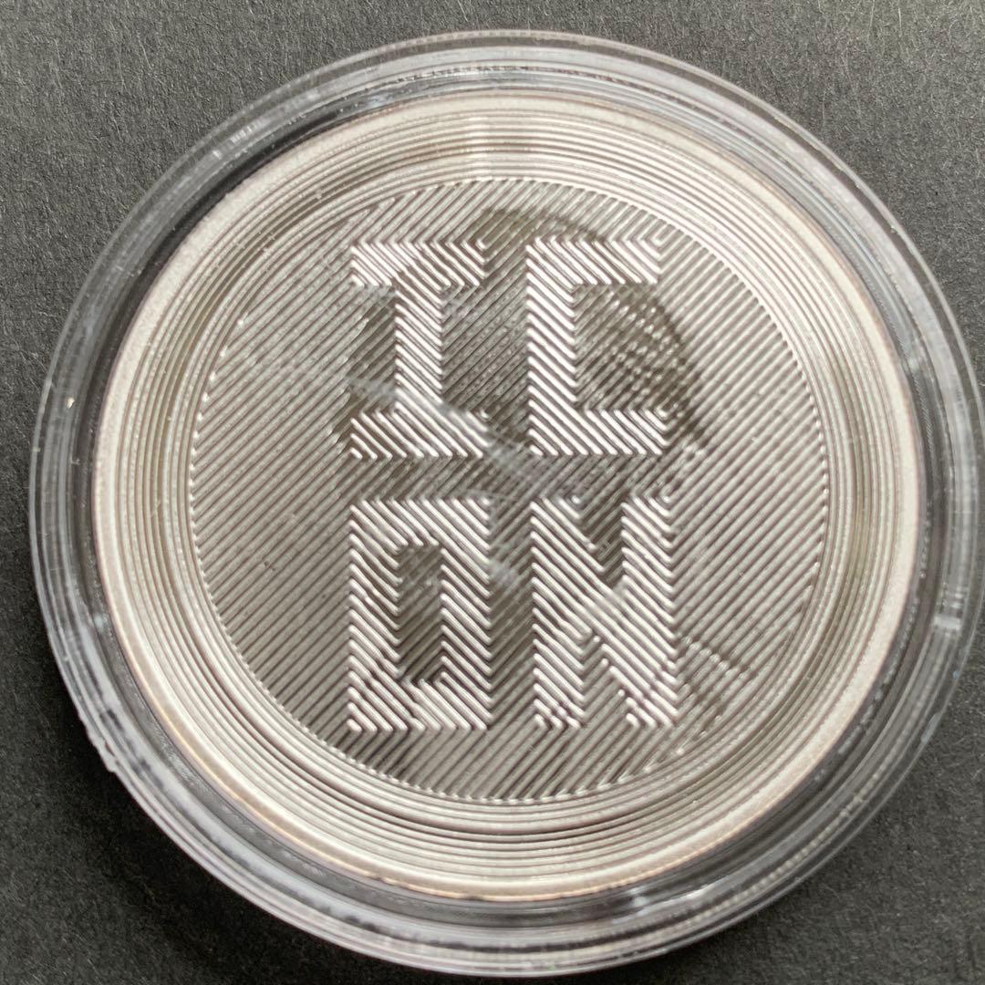 【純銀】2024 トケラウ アイコン ゴッホ 　銀貨　1オンス　ケース付