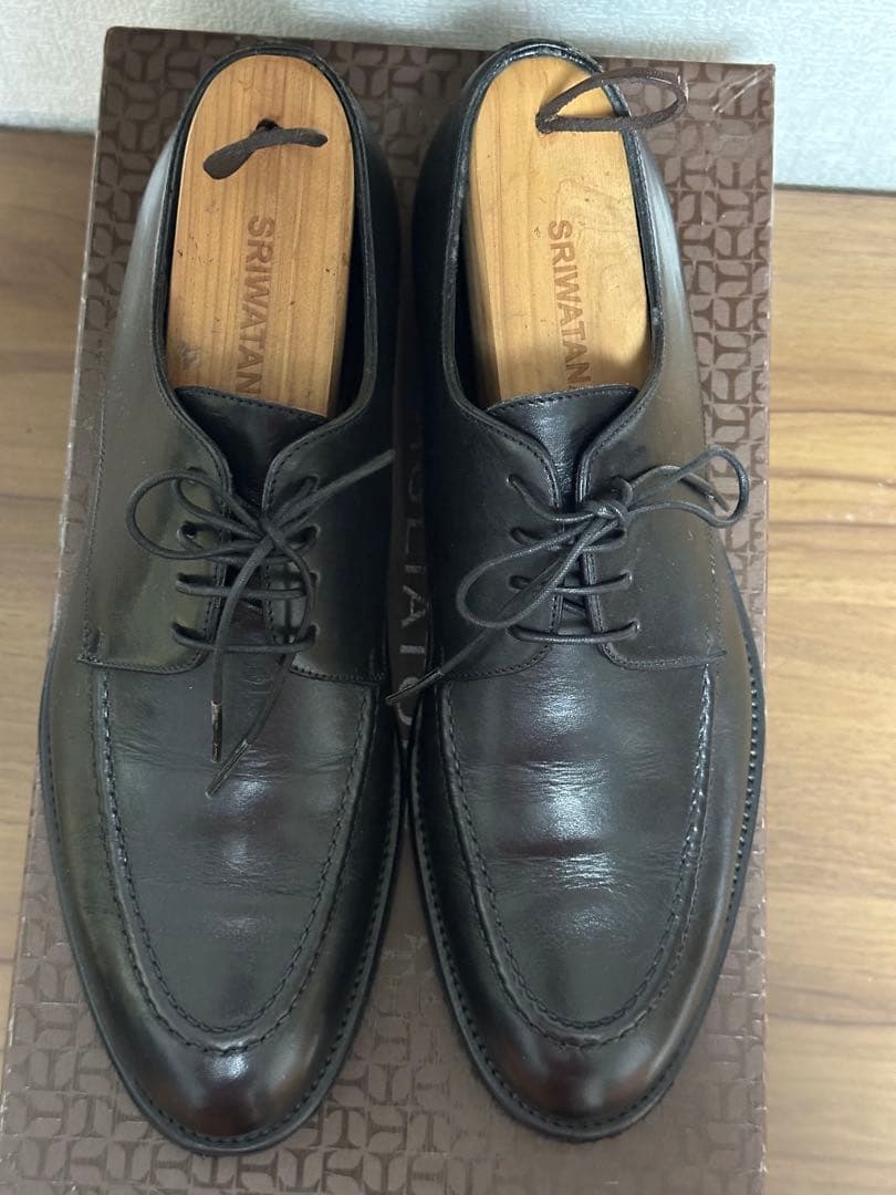 【美品】Ermenegildo Zegnaゼニア Uチップイタリア製51/2 黒