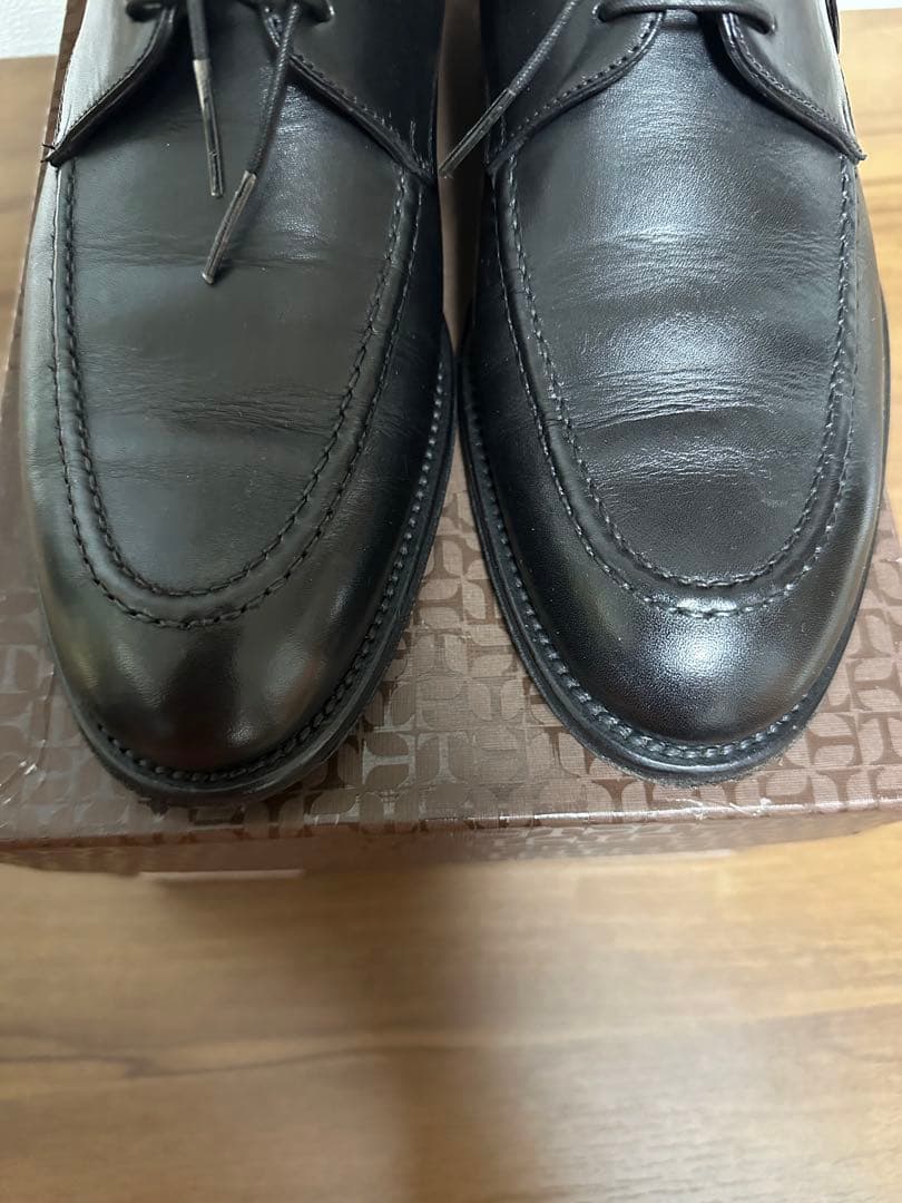 【美品】Ermenegildo Zegnaゼニア Uチップイタリア製51/2 黒