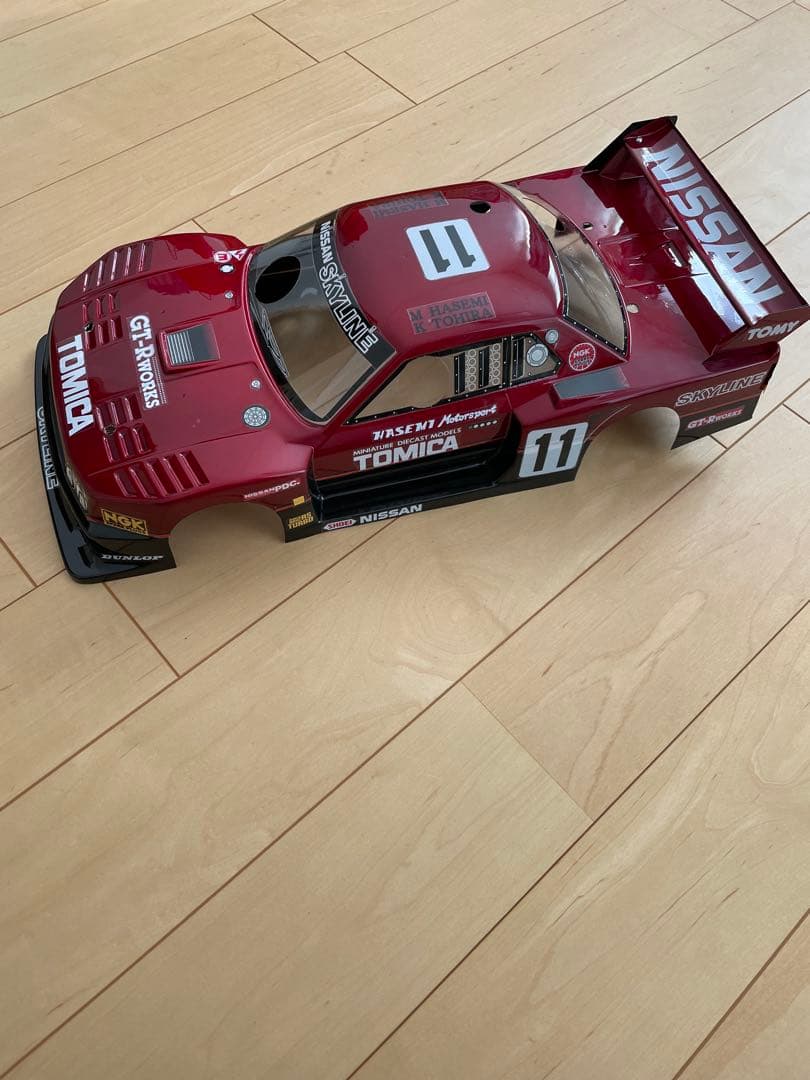 スーパーシルエット　スカイライン　ラジコンボディ　1/10