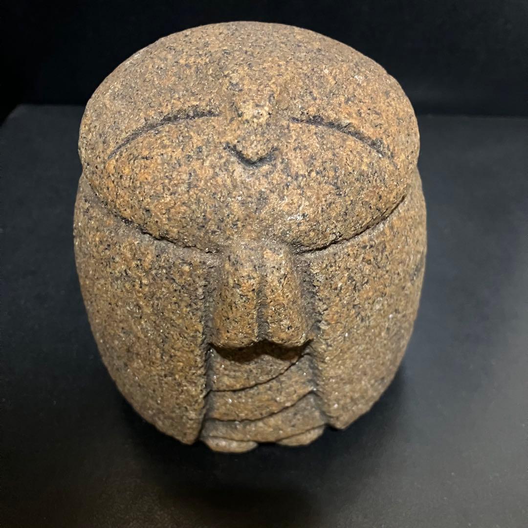 石神彫刻工房 石んこ地蔵まる 高さ約10cm