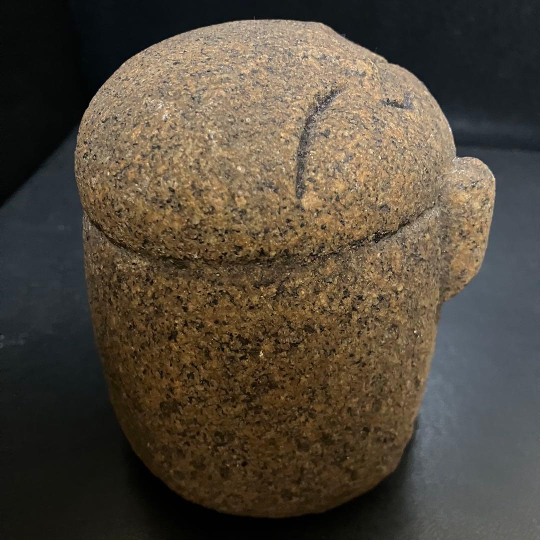 石神彫刻工房 石んこ地蔵まる 高さ約10cm