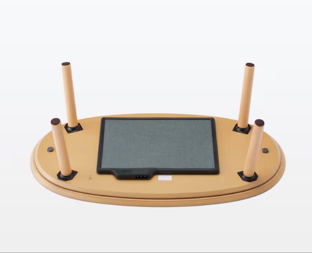 美品！無印のこたつ布団&MUJI 楕円こたつ（小） 敷き布団　３点セット