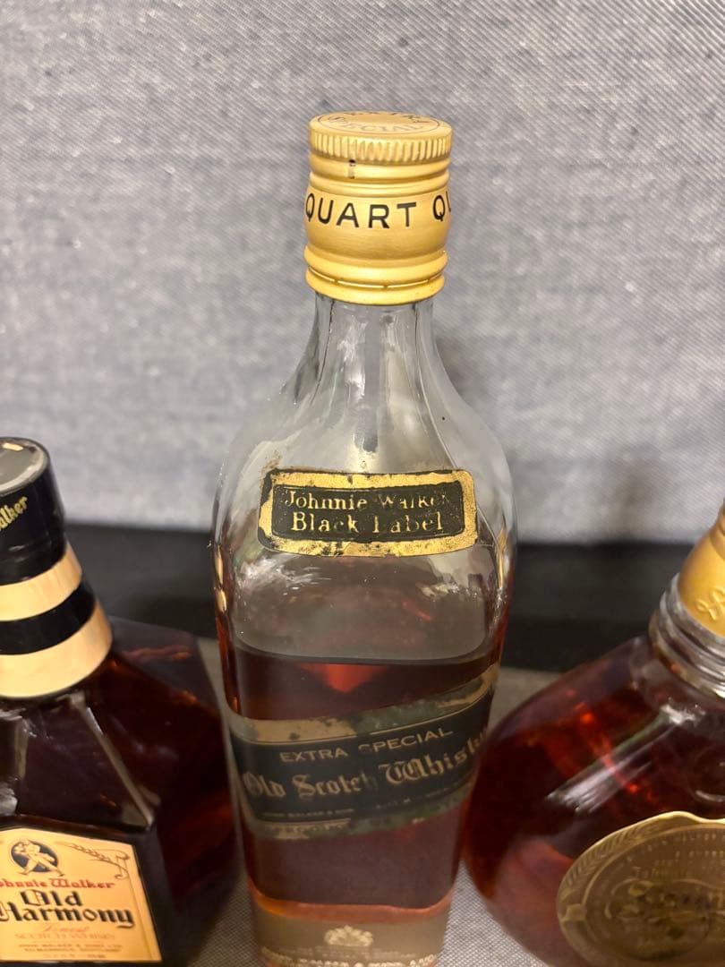 ジョニーウォーカー　1クォートボトルなど　ウイスキー古酒　3本セット　未開封