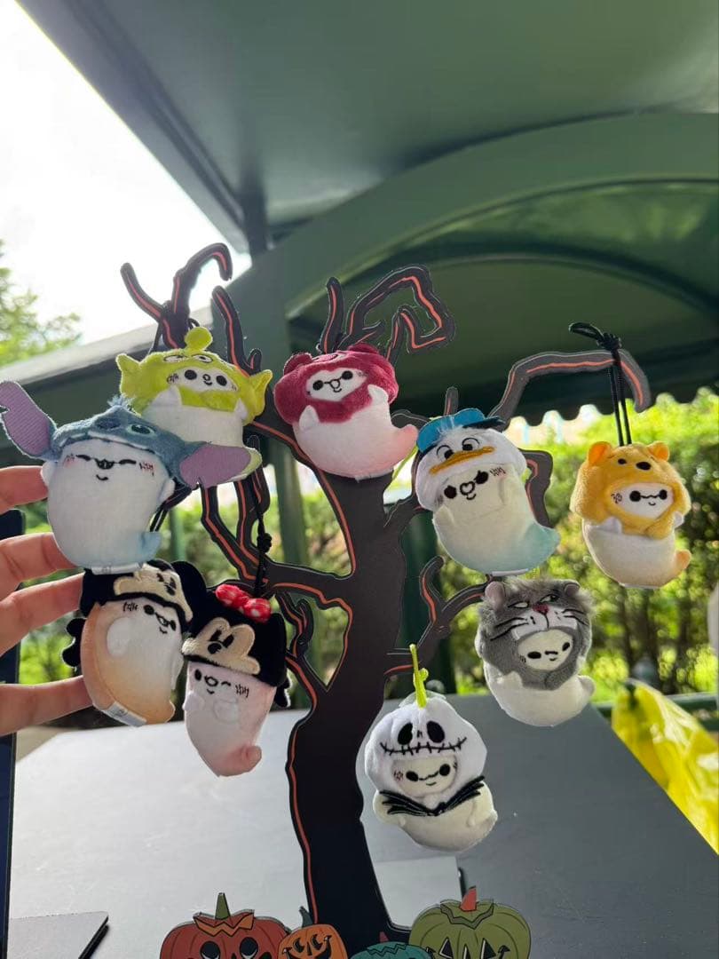 香港ディズニー　ぬいぐるみストラップセット　シークレット付き