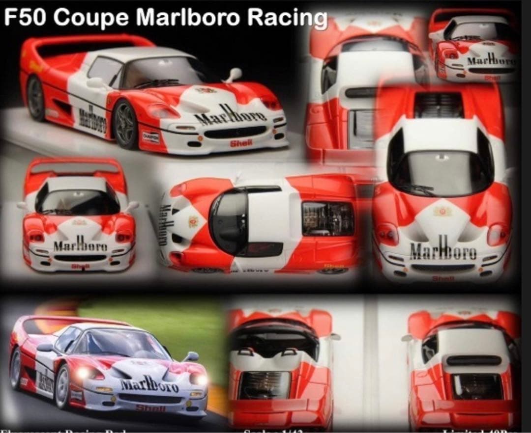 ミニカー SCMMOdeL1/43FerrariF50CLASSICGTMarboroCo