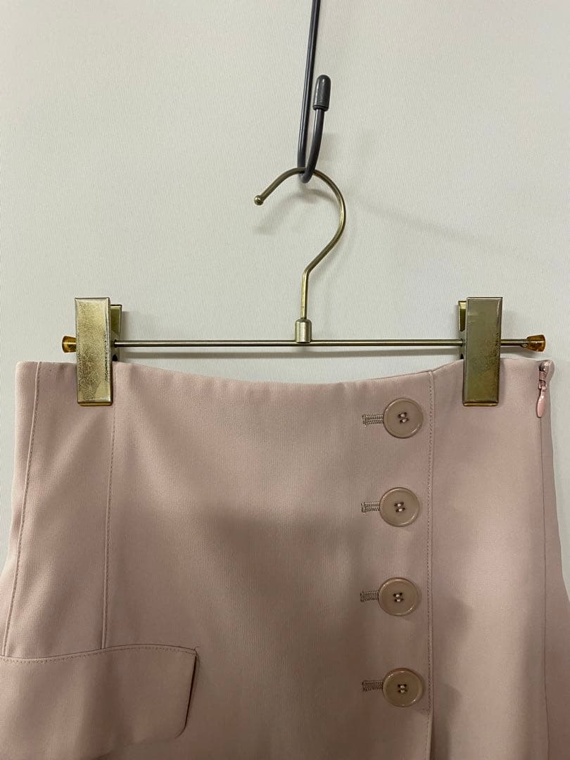 SNIDEL /スナイデル　ハイウエストキュロットショートパンツピンクベージュS