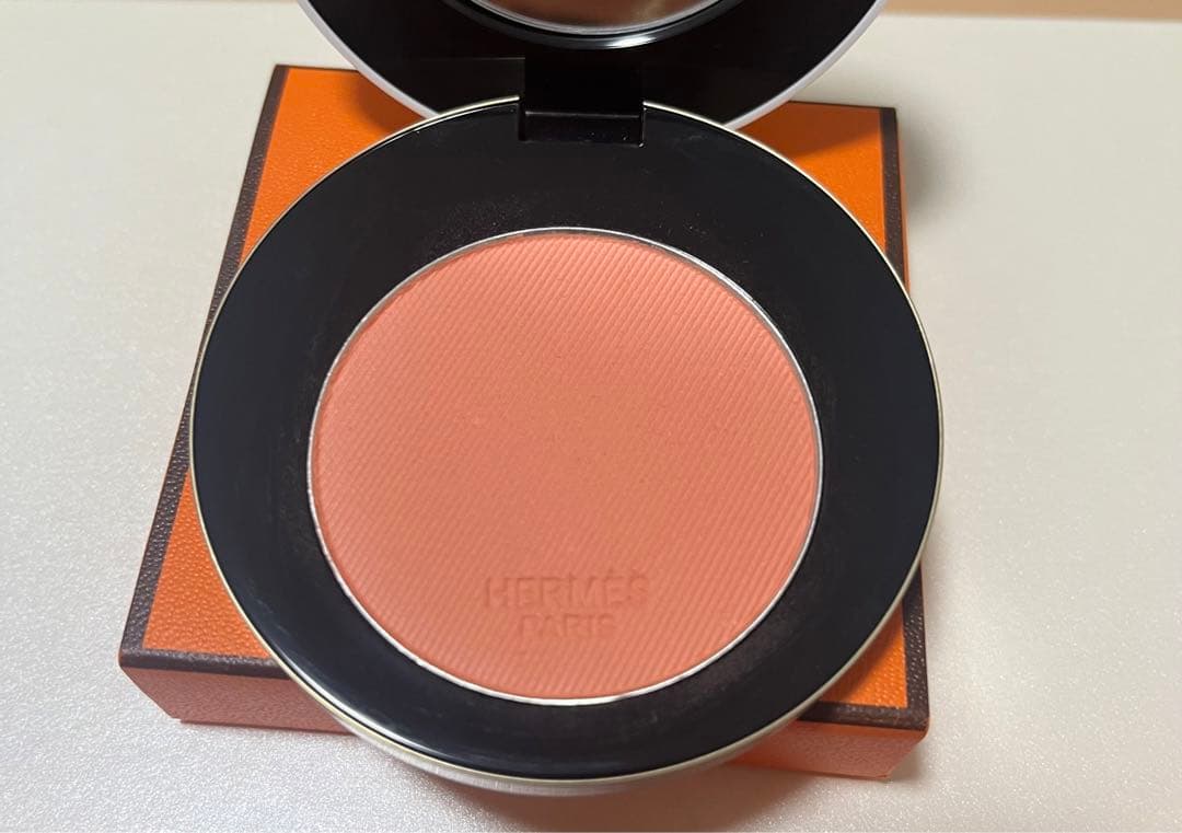 エルメス フェイスブラシ&HERMES パウダーチーク 23 ローズブラッシュ