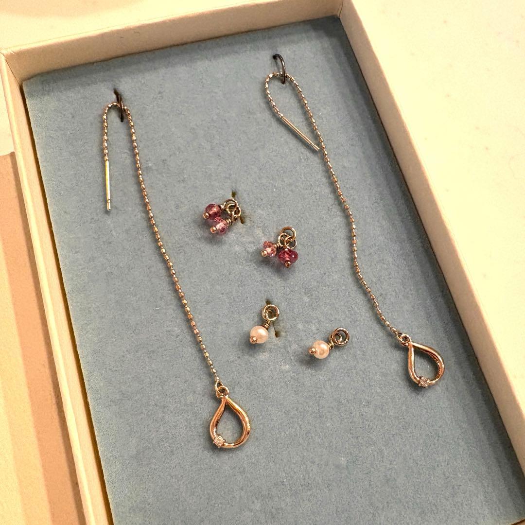 年末まで最終値下げ*アガットagate限定コレクションピアスセット