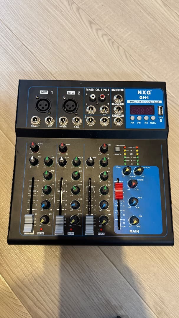 【値下げ中】NXG GH4 アナログミキサー 4チャンネル