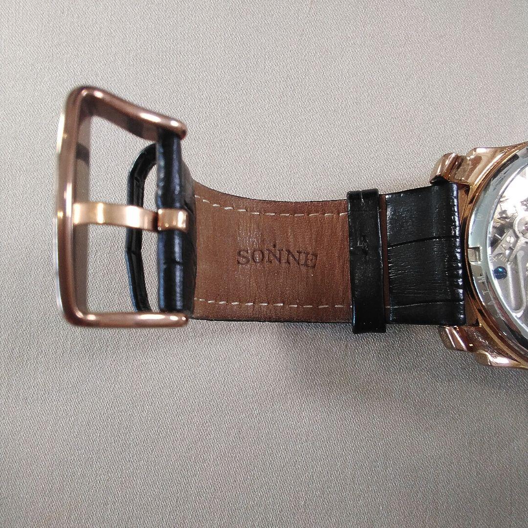 タティスJr品　腕時計メンズ　SONNEゴールド　since2000