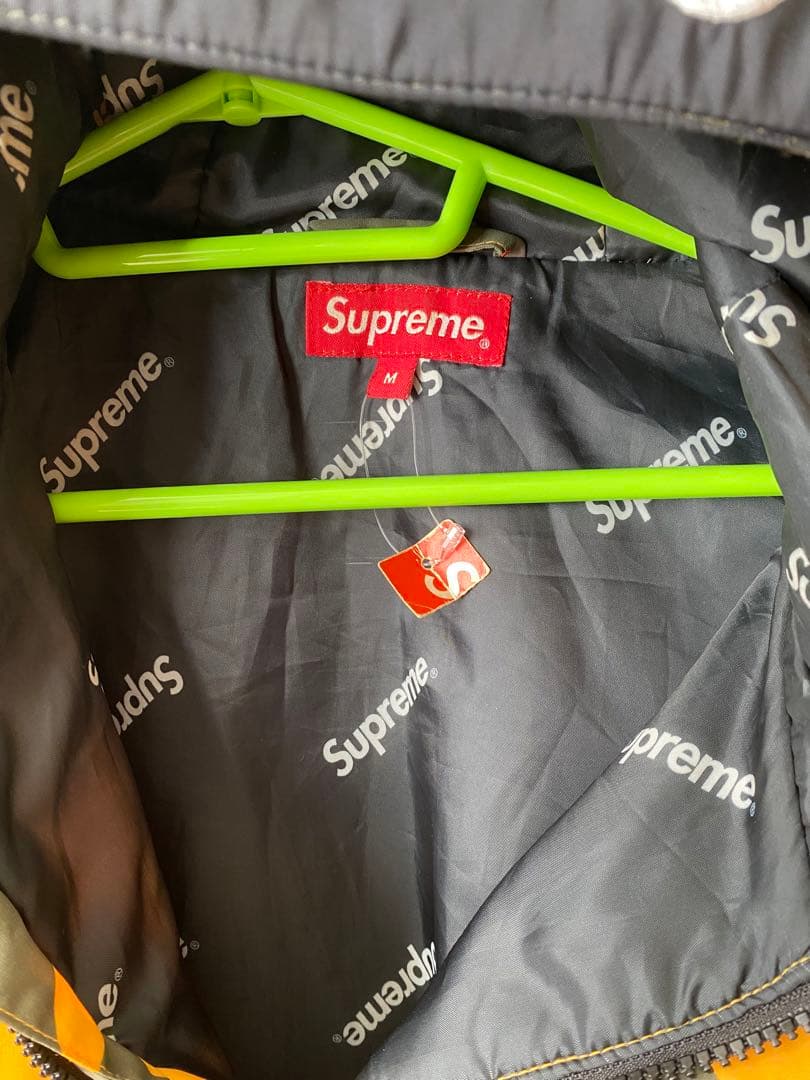 Supreme 17AW Hooded logo half zip カモフラ M