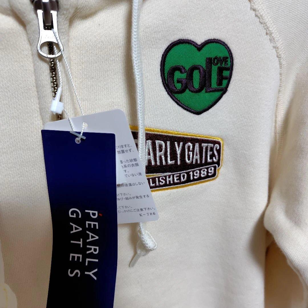 PEARLY GATES アイボリー パーカー