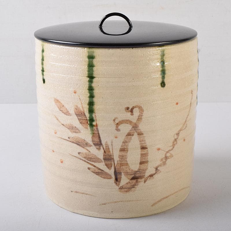 hiro　茶道具　弥七田織部　壱陶造　水指　共布共箱　V　R8707B