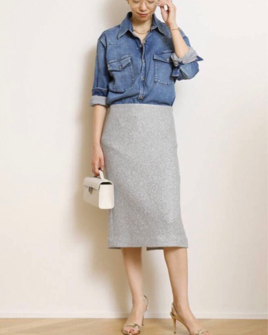 マディソンブルー　PENCIL LINEスカート　MB241-6007