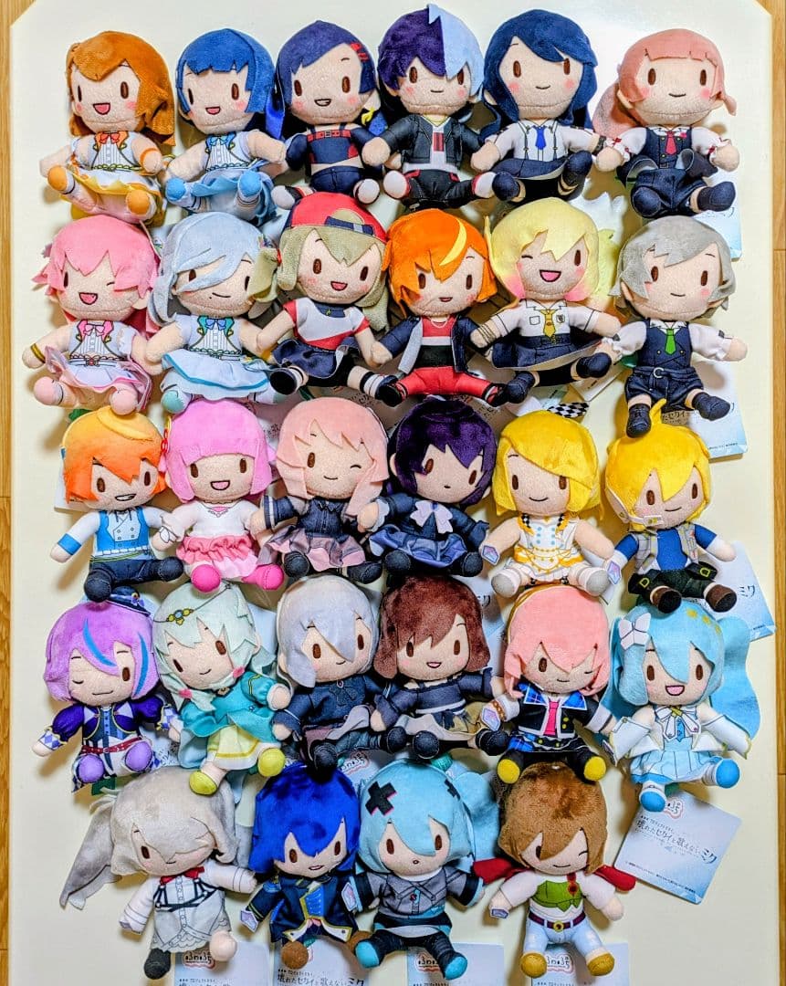 プロジェクトセカイ 壊れたセカイと歌えないミク ふわぷちミニぬいぐるみ全28種